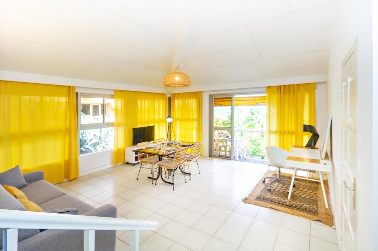 Cuty - Bel Et Spacieux Apt Avec Magnifique Vue Mer Et Piscine Saint Gilles Les Bains 외부 사진