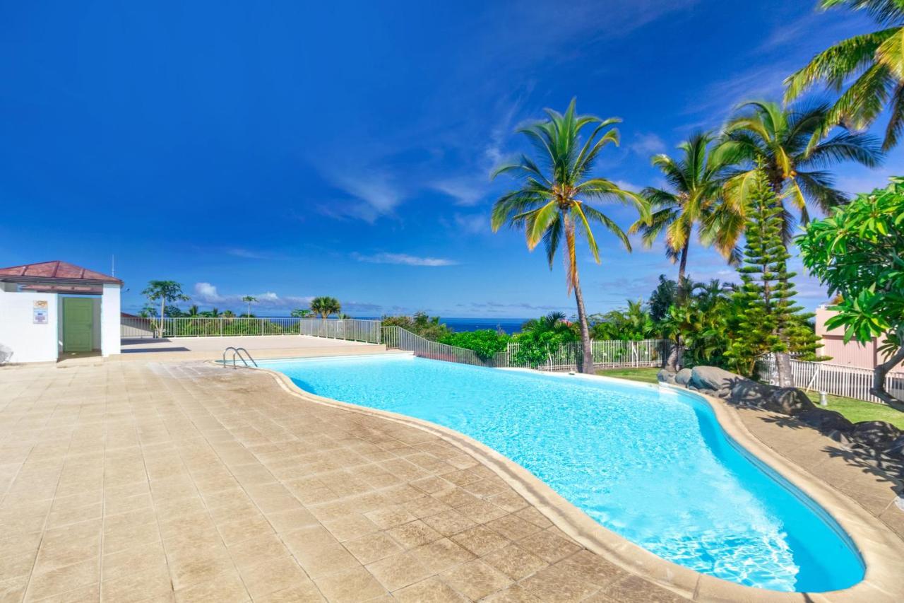 Cuty - Bel Et Spacieux Apt Avec Magnifique Vue Mer Et Piscine Saint Gilles Les Bains 외부 사진